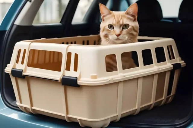 transporter dla kota do samochodu